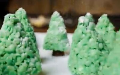 XTEND Pro Recipe: Christmas Tree Vanilla Protein Rice Krispie Treat