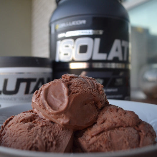 Chocolate Coconut Recovery Protein Ice Cream