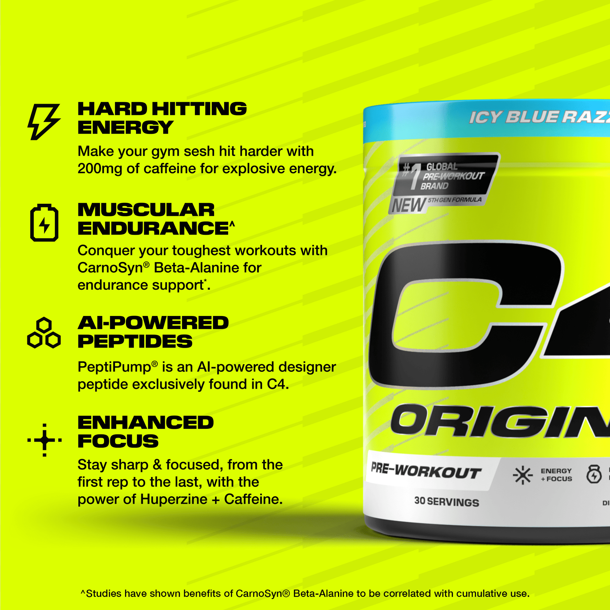 C4 Original Pre Workout Powder View 3