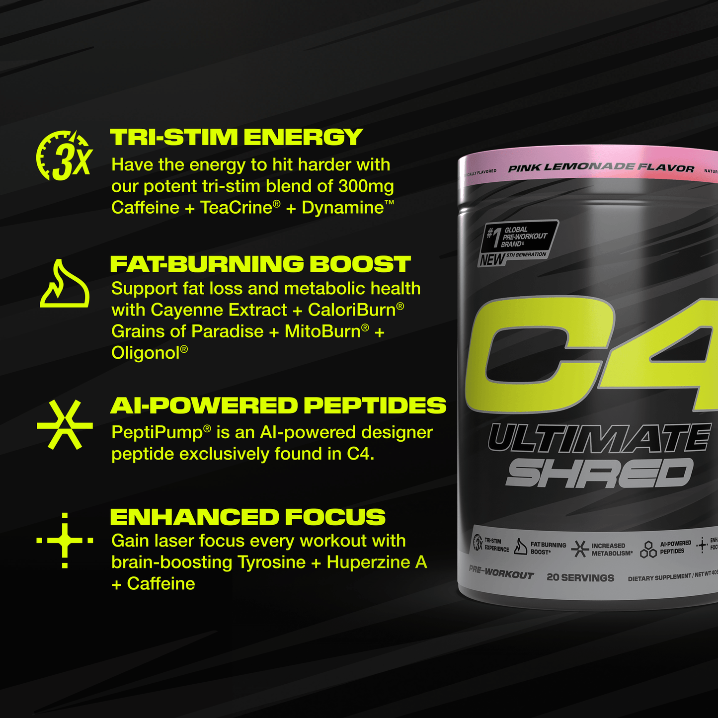 C4 Ultimate Shred Pre-Workout Powder