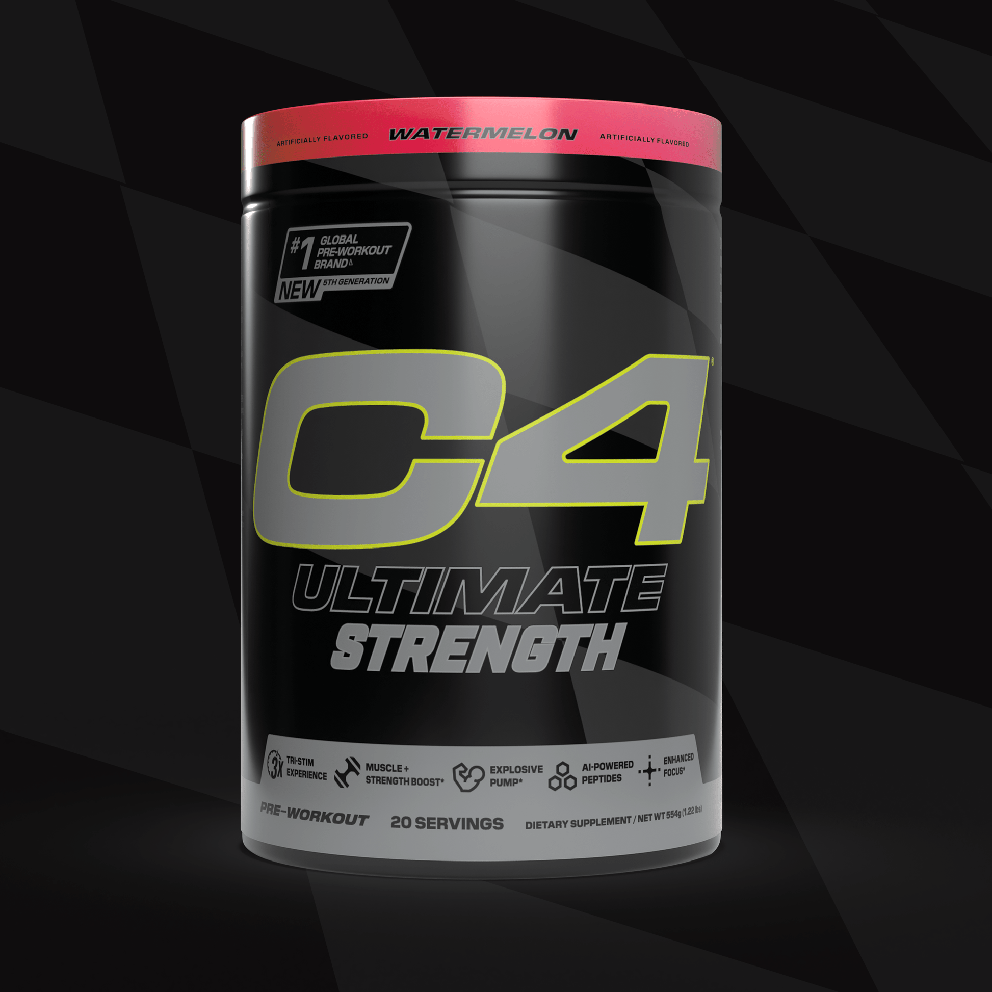 C4 Ultimate Strength Pre Workout Powder View 5