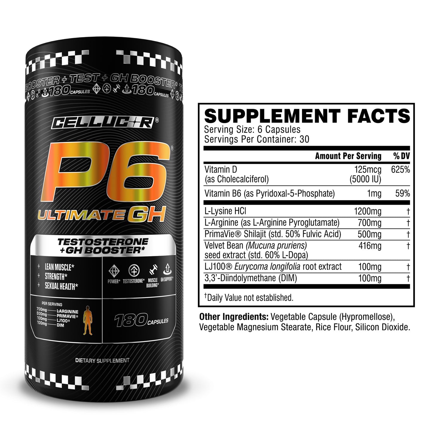 P6 Ultimate GH Testosterone Booster