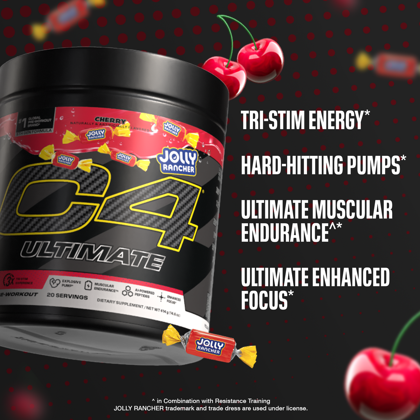 C4 Ultimate x JOLLY RANCHER Cherry