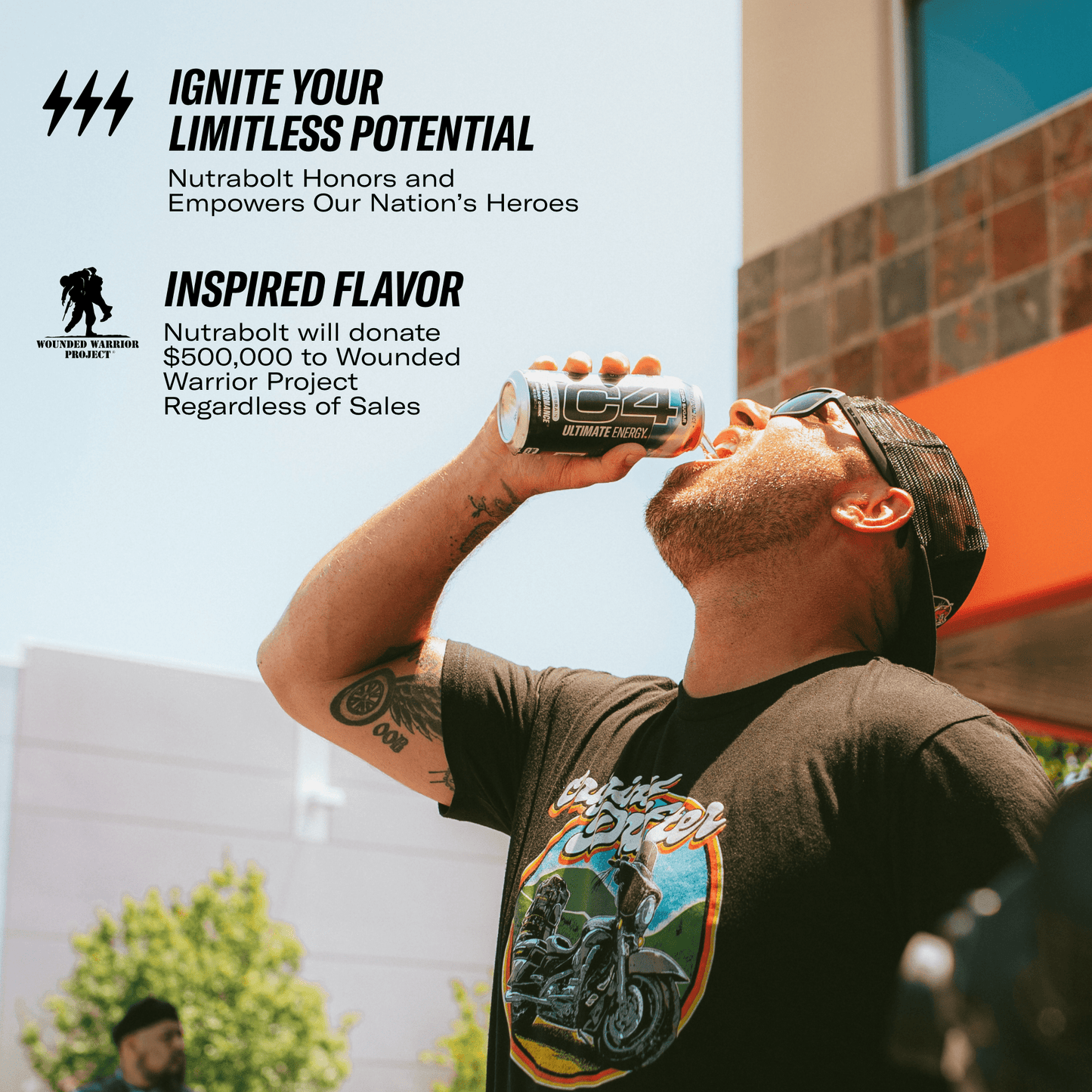 C4 Ultimate Energy® x Wounded Warrior Project® Energy Drink