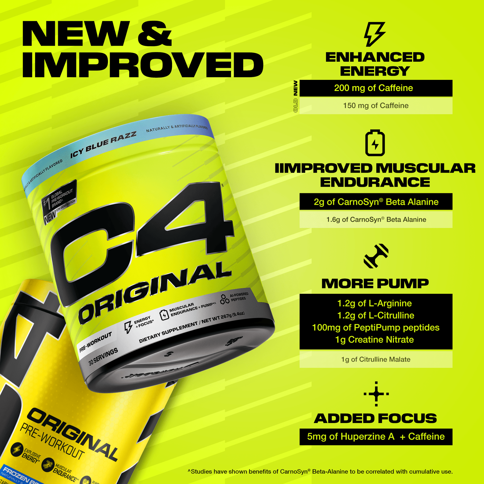 C4 Original Pre Workout Powder View 4