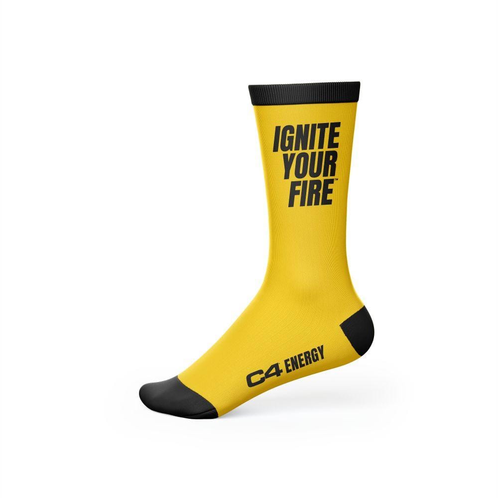 Yellow C4® Athletic Socks