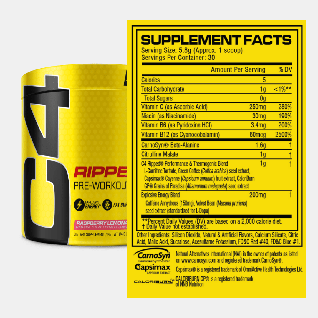 C4 Ripped® Pre Workout Powder