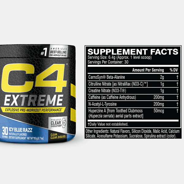 C4® Extreme Pre Workout Powder View 4