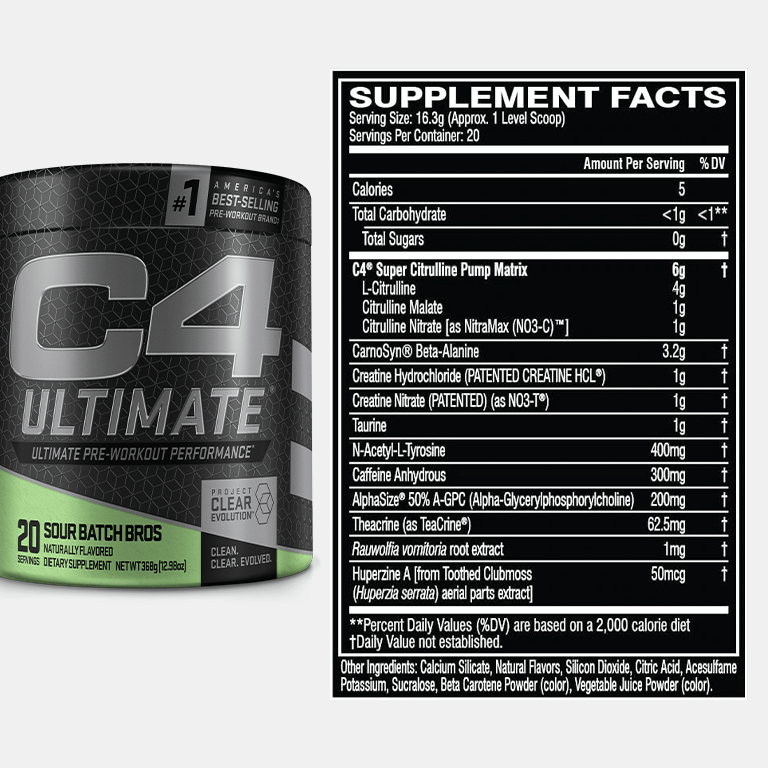 C4 Ultimate Pre Workout Powder