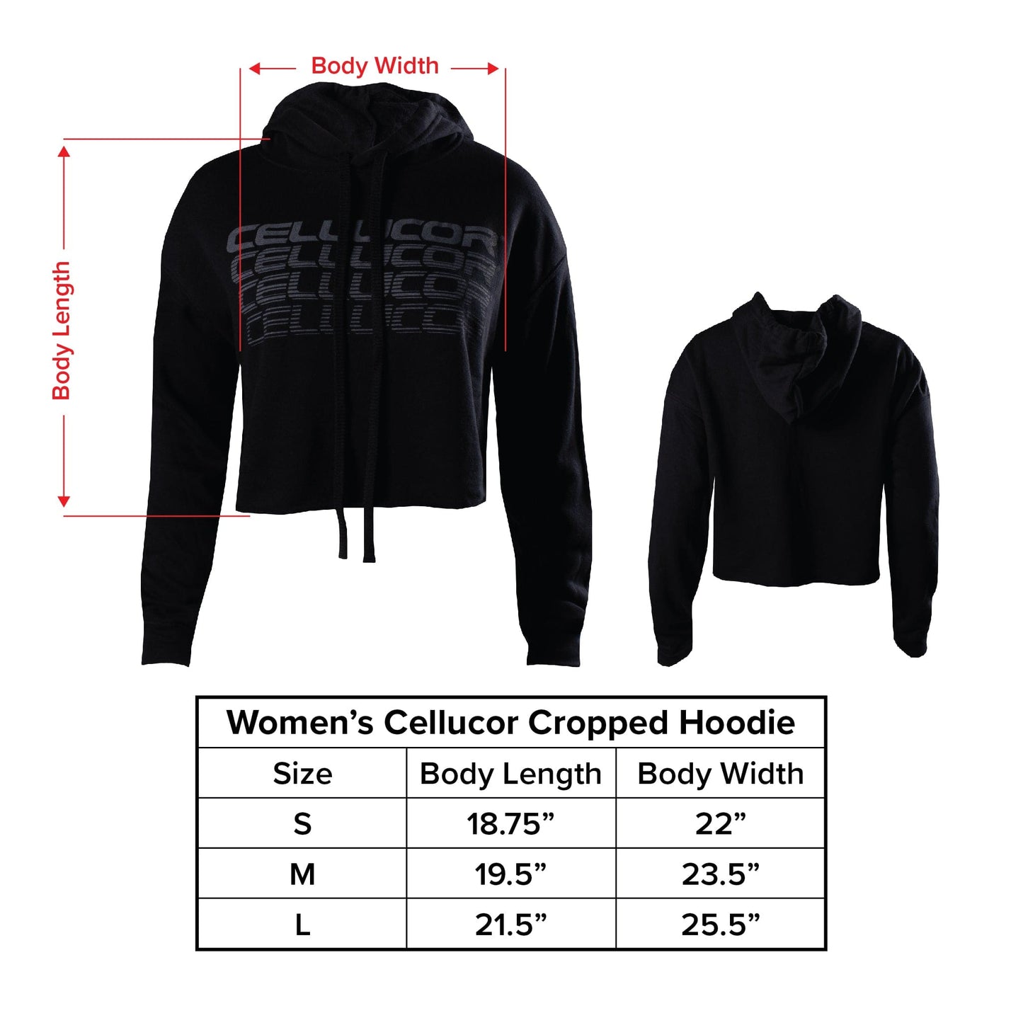 Women's Cellucor® Cropped Hoodie
