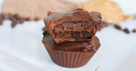 Double Chocolate Protein PB Cups