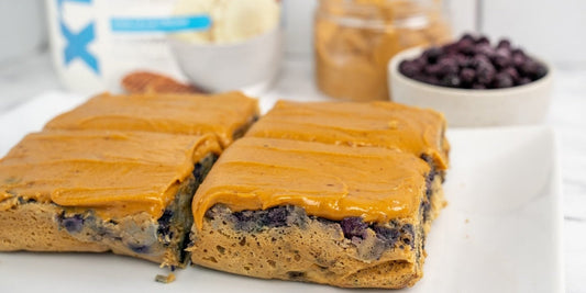 XTEND Pro Recipe: Blueberry Peanut Butter Protein Cake