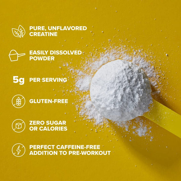 Creatine Monohydrate Powder 5g - Premium Creatine Supplement for