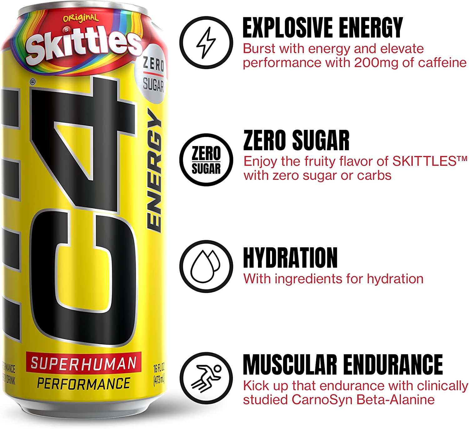 C4 Performance Energy® X Skittles™ View 3