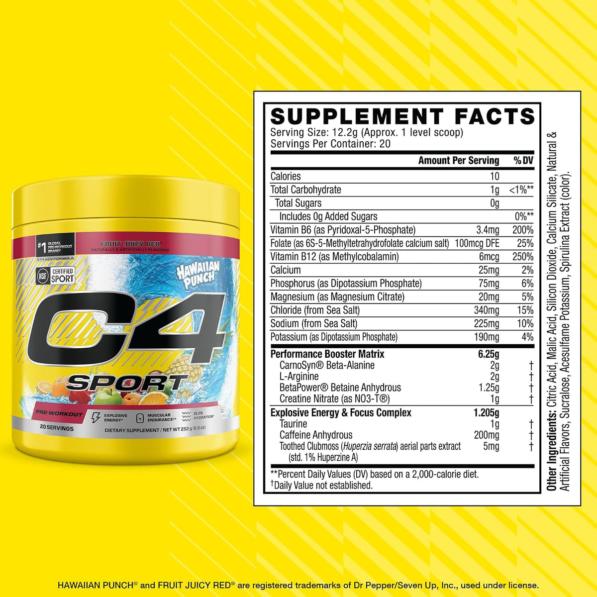 C4 Sport® x Hawaiian Punch Pre-Workout