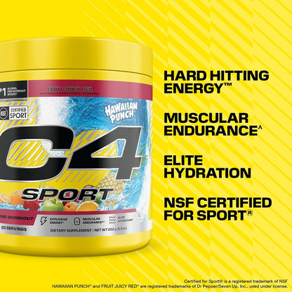 C4 Sport® x Hawaiian Punch Pre-Workout