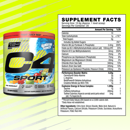 C4 Sport® Pre Workout Powder