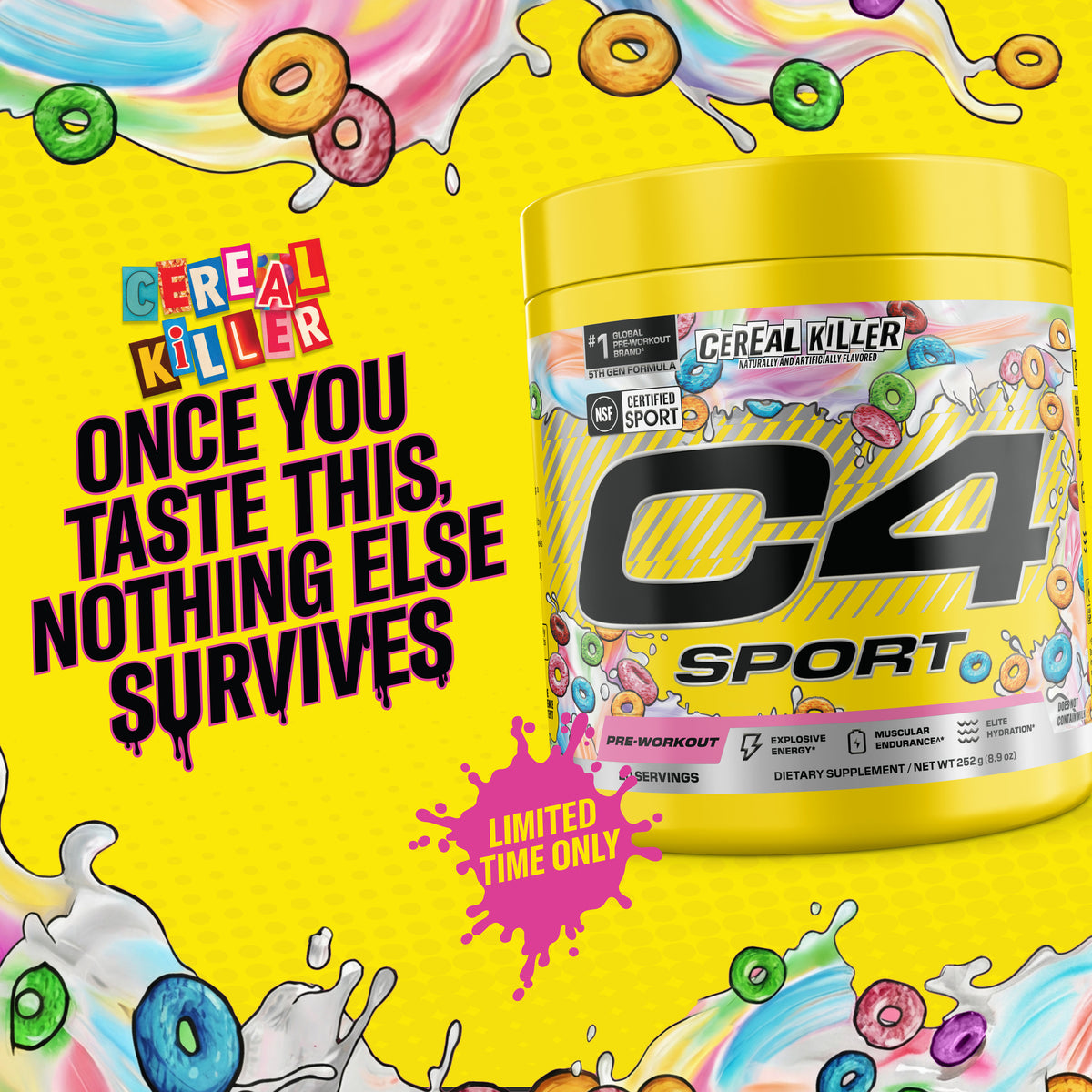 C4 Sport® Pre-Workout Cereal Killer