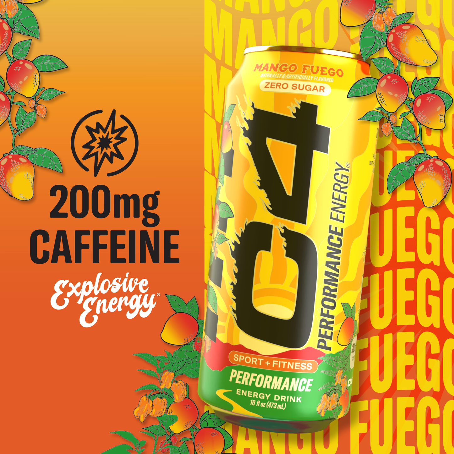 C4 Performance Energy® Mango Fuego