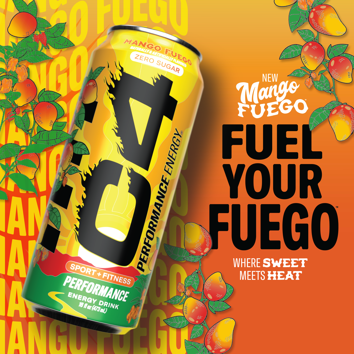 C4 Performance Energy® Mango Fuego