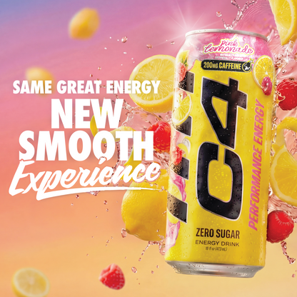 C4 Energy® Carbonated Pink Lemonade