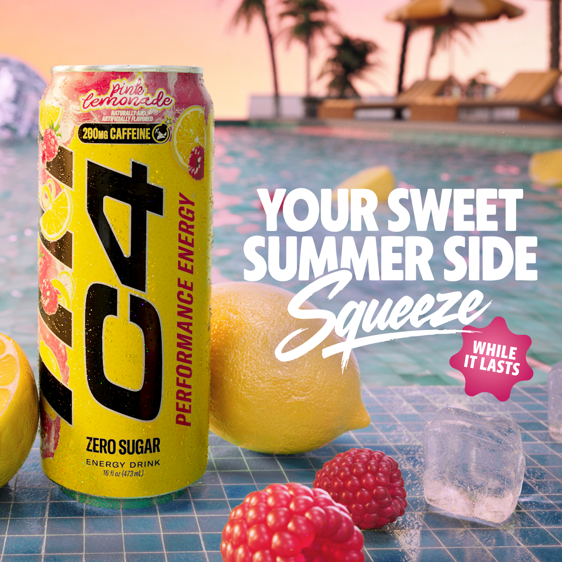 #シーシーカーボ 炭酸泉 C4 Energy® Carbonated Pink Lemonade – Cellucor