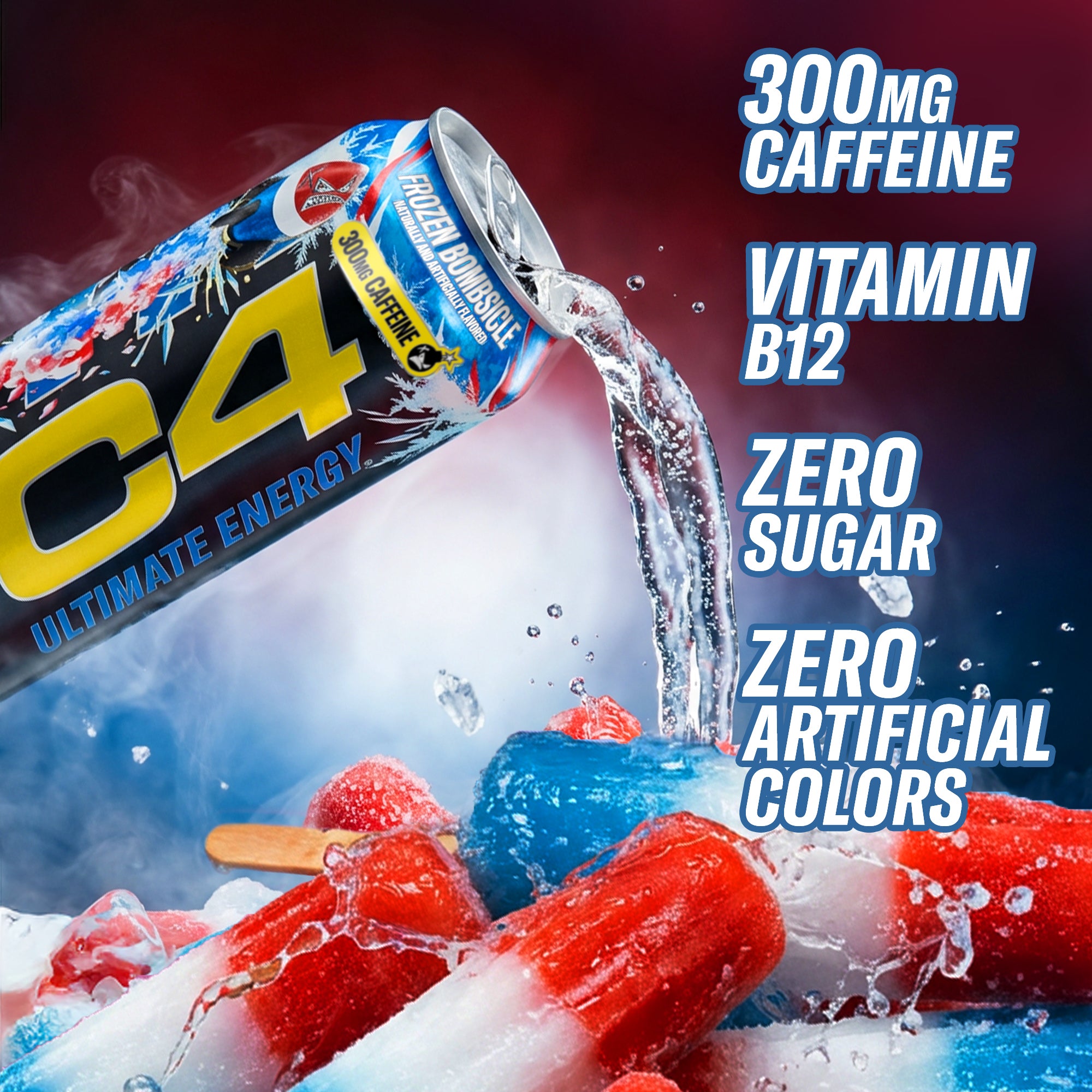C4 Ultimate® Carbonated | Sugar Free Performance Energy 16oz (12