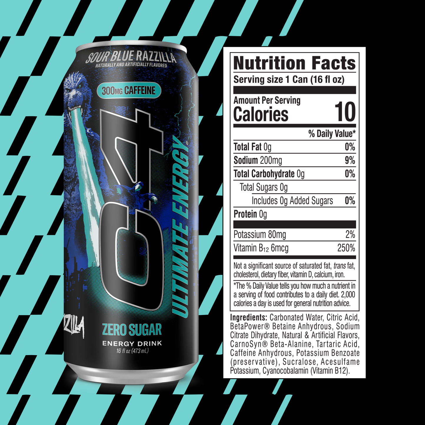 C4 Ultimate Energy® Carbonated x Godzilla