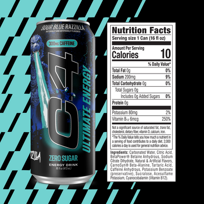 C4 Ultimate Energy® Carbonated x Godzilla