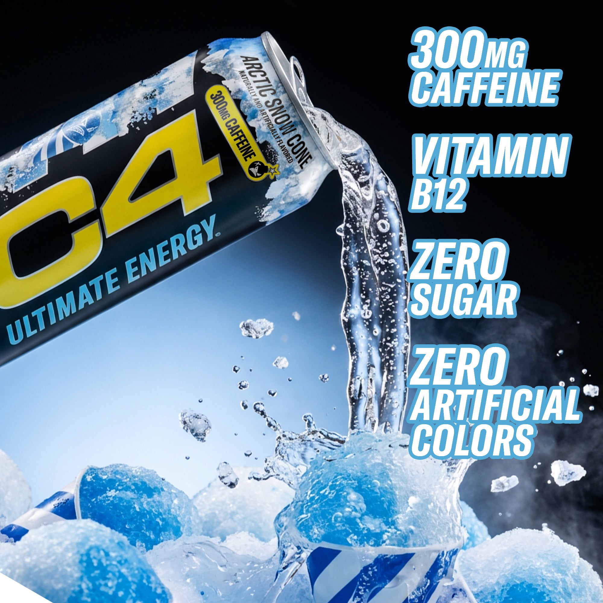 C4 Ultimate® Carbonated | Sugar Free Performance Energy 16oz (12