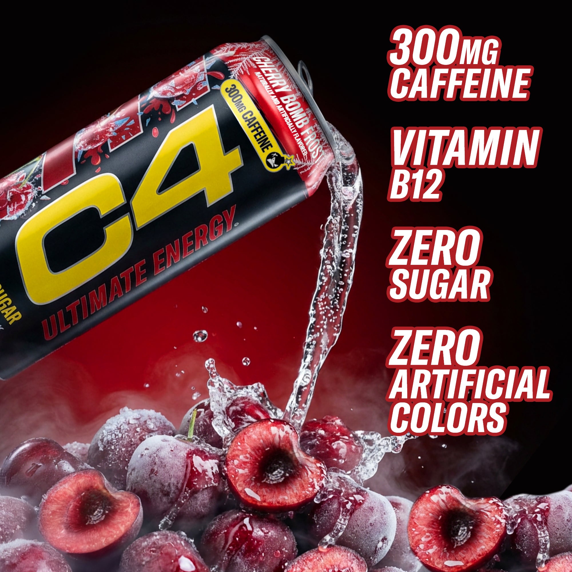 C4 Ultimate® Frost Carbonated | Sugar Free Performance Energy 16oz