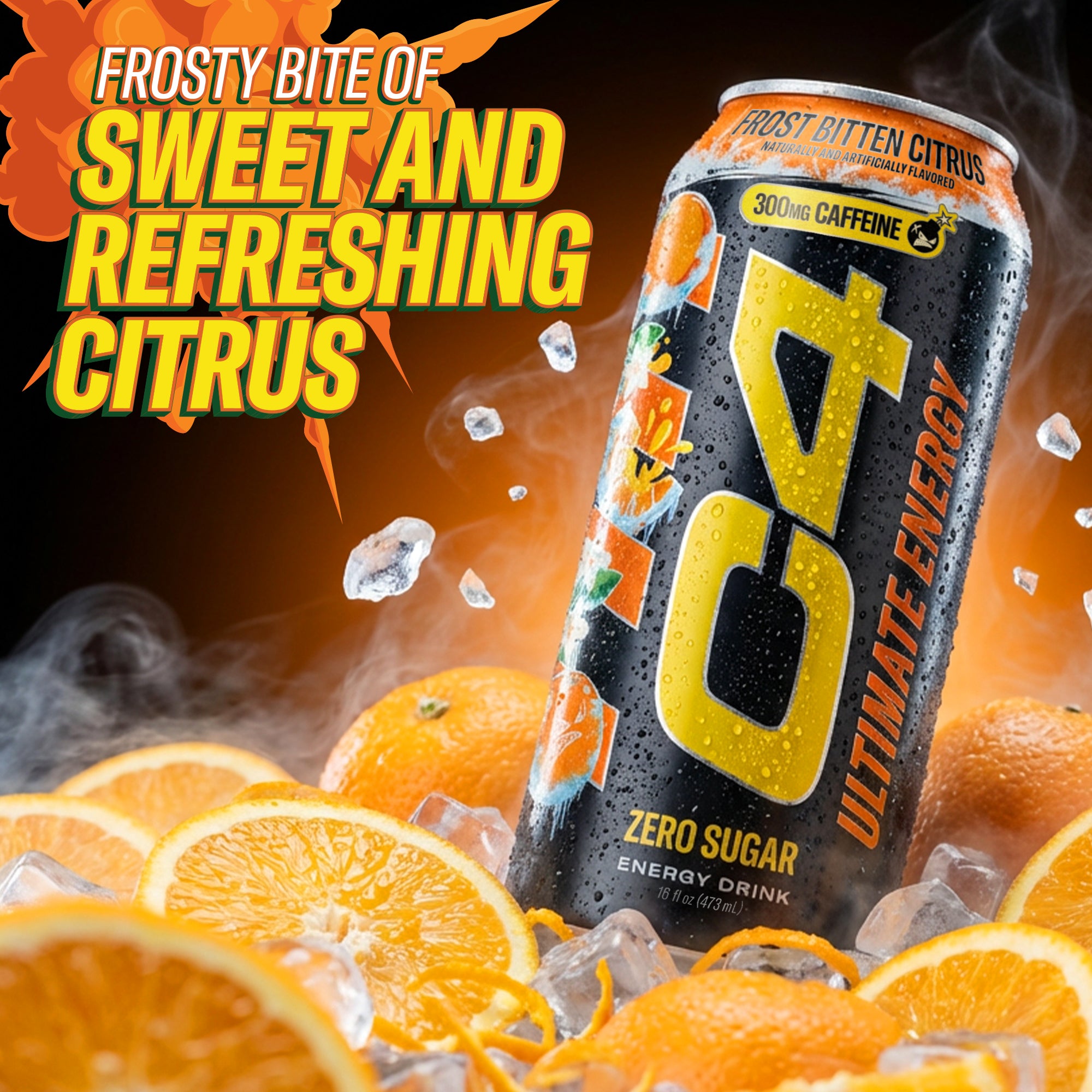 C4 Ultimate® Frost Carbonated | Sugar Free Performance Energy 16oz