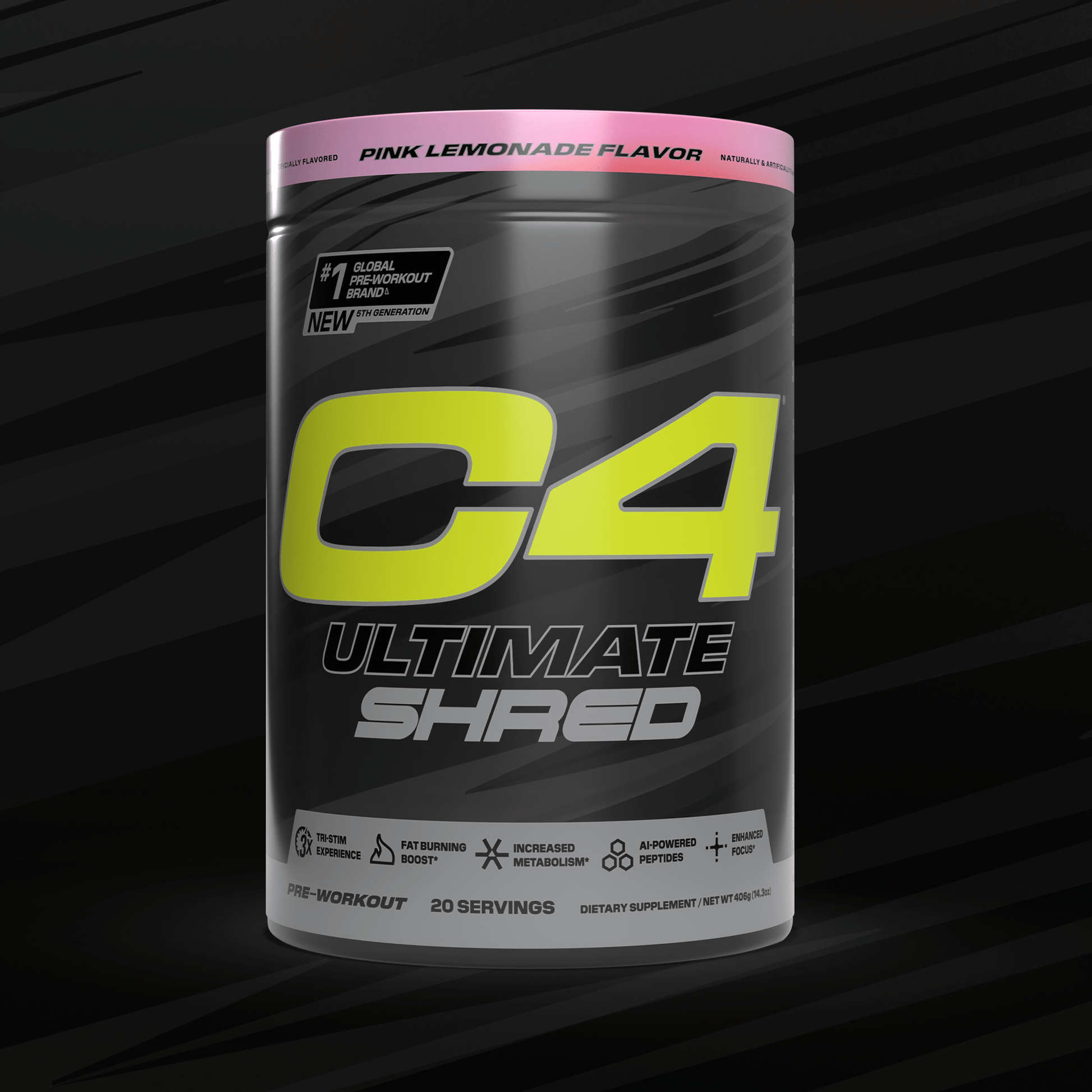 C4 Ultimate Shred Pre-Workout Powder View 4