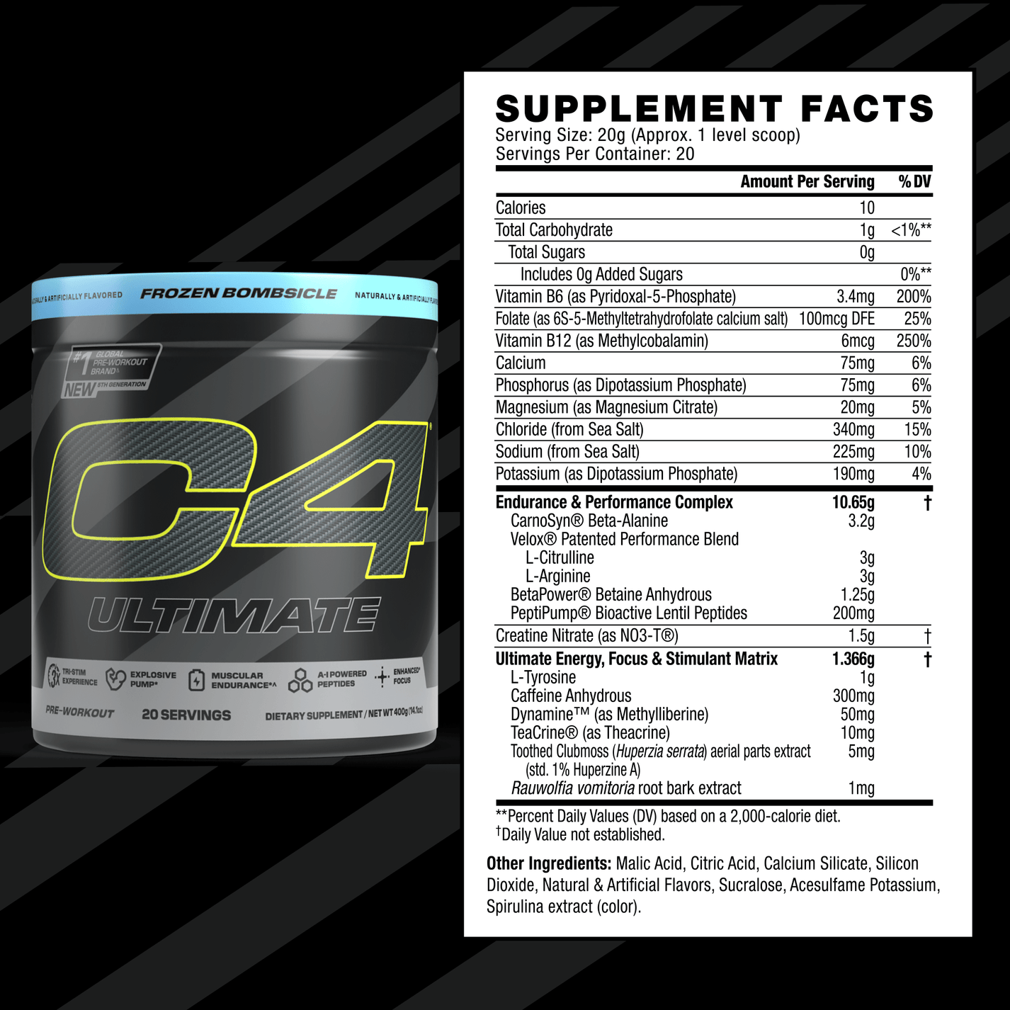 C4 Ultimate Pre Workout Powder Cellucor