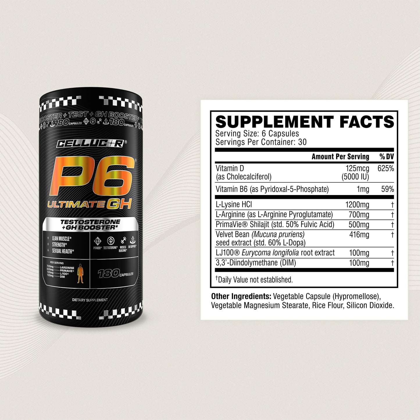 P6 Ultimate GH Testosterone Booster