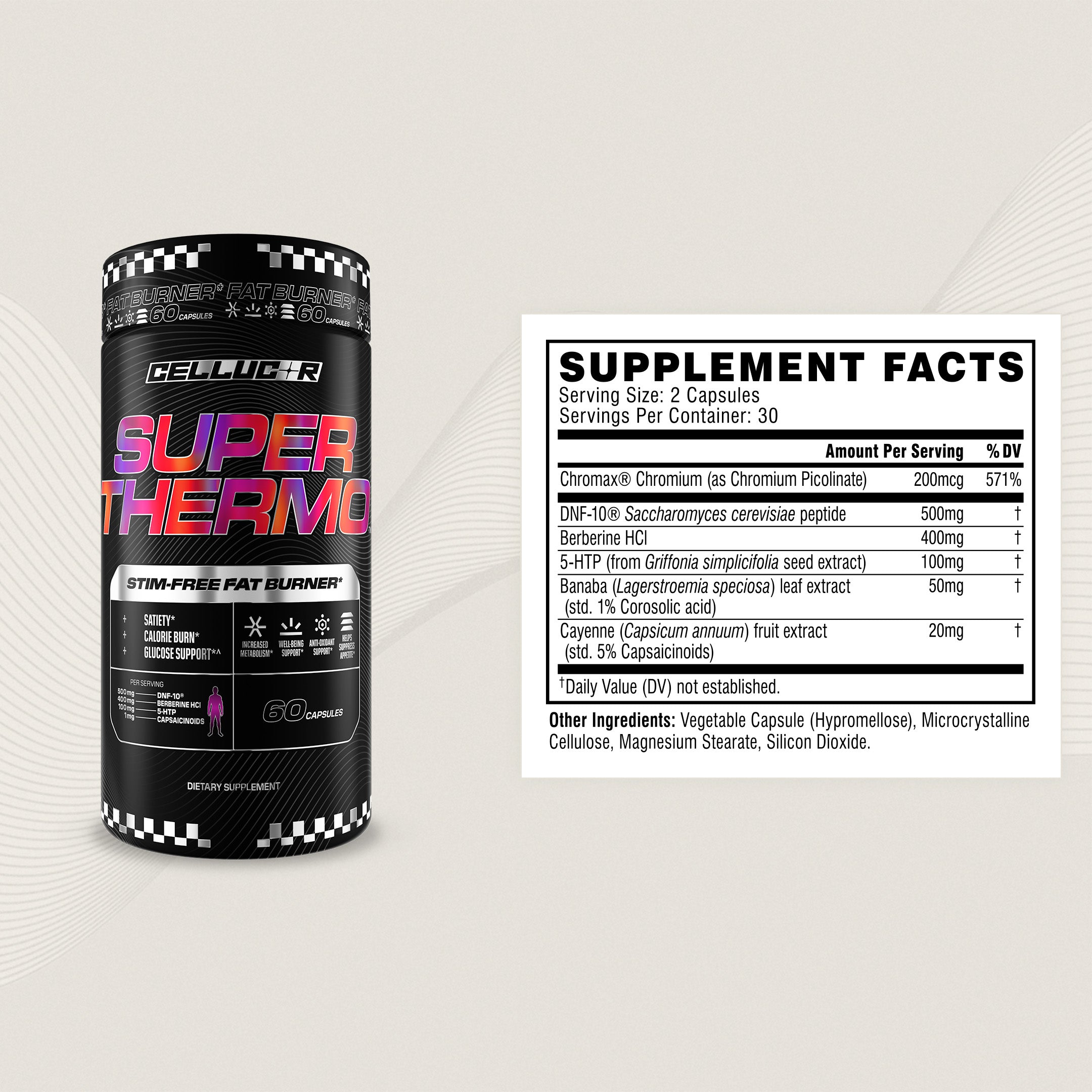 Cellucor® Super Thermo™ Stim-Free Fat Burner