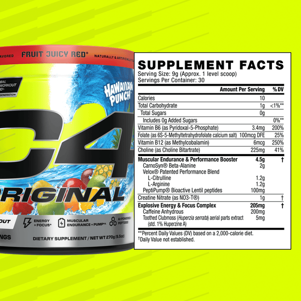 C4 Original Pre Workout Powder View 11