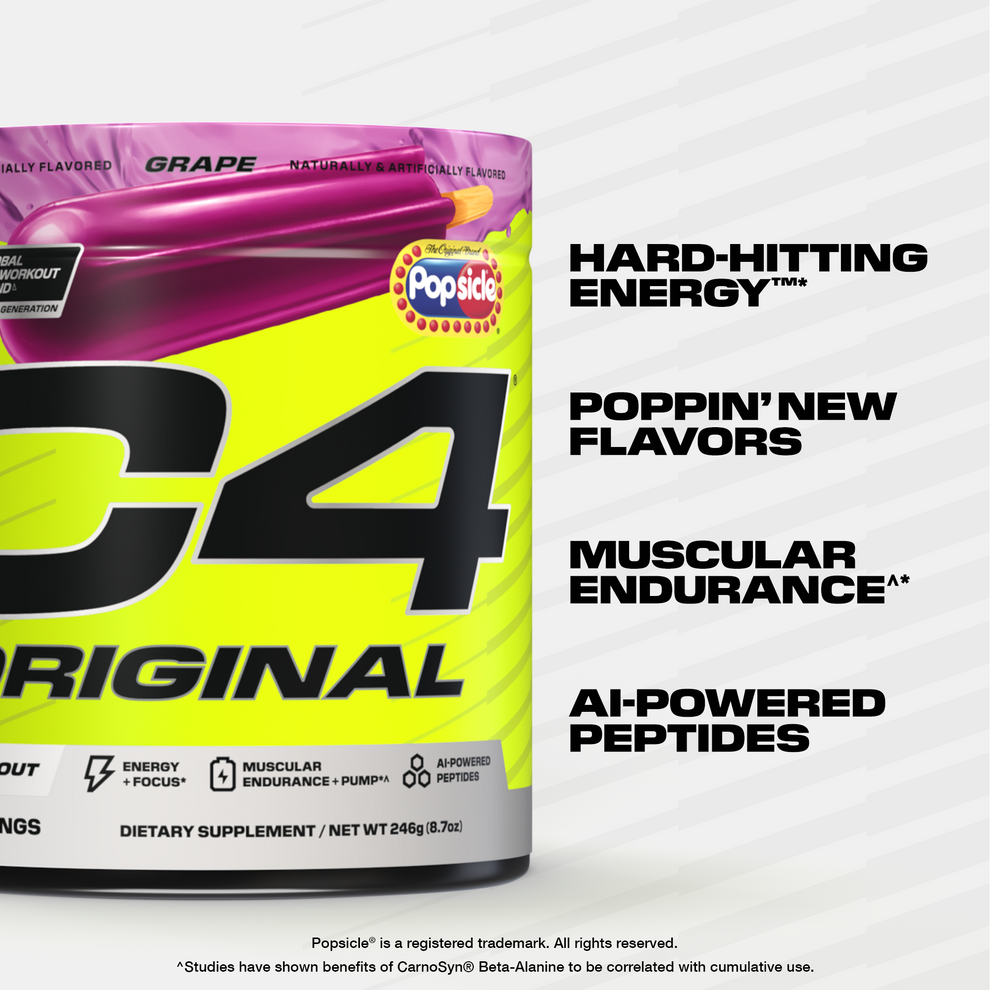 Posicle P C4 Original x Popsicle Pre Workout – Cellucor