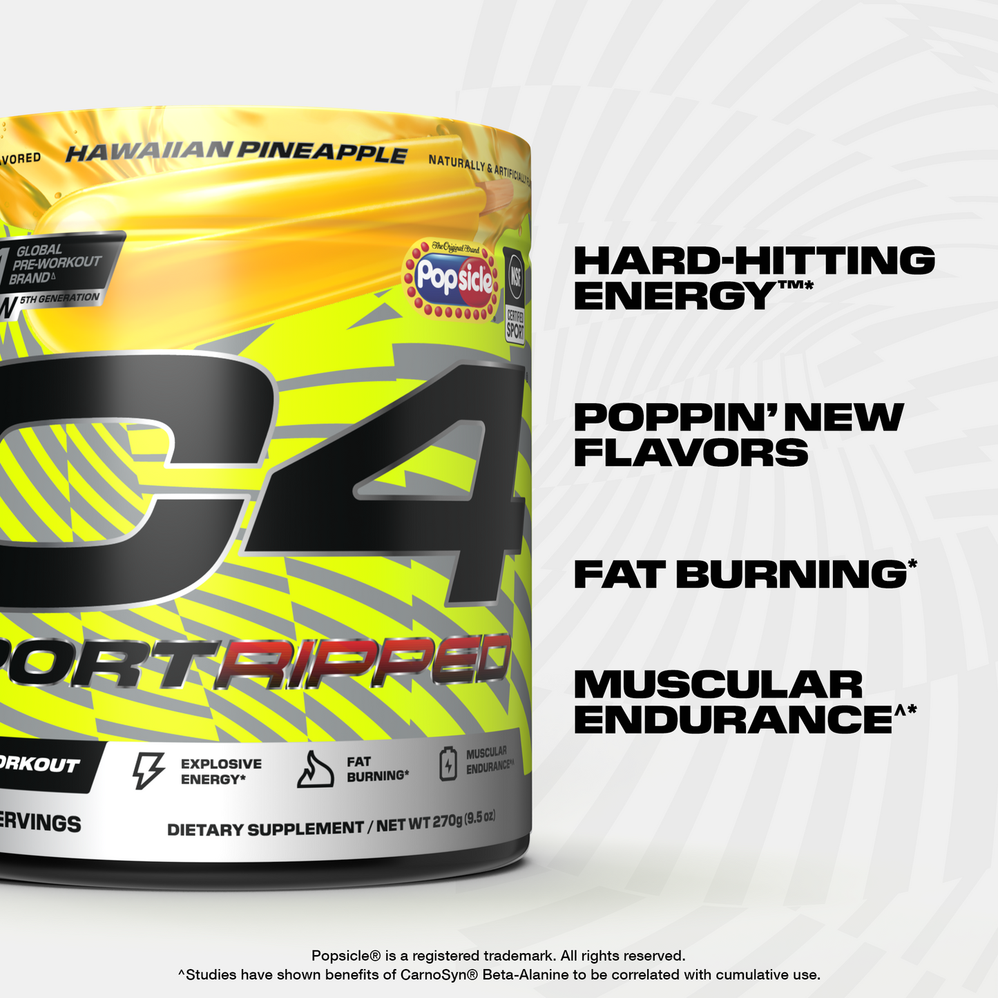 C4 Sport Ripped™ x Popsicle Pre-Workout