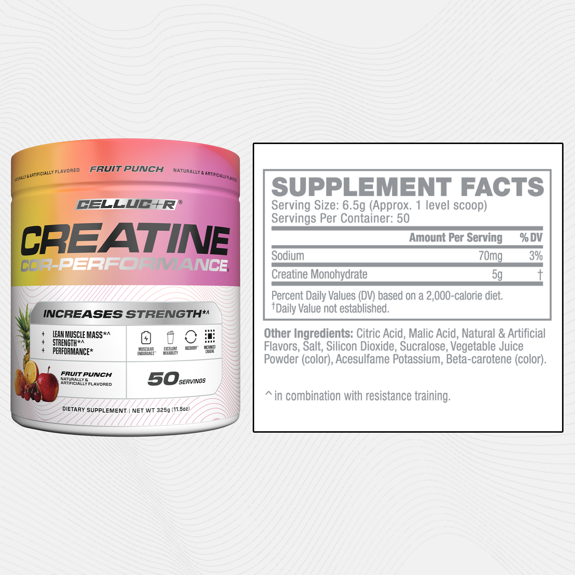 Cellucor Flavored COR Performance Creatine Monohydrate Powder Cellucor Flavored COR Performance Creatine Monohydrate Powder