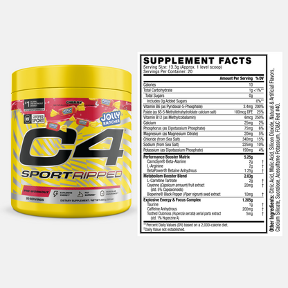 C4 Sport Ripped x JOLLY RANCHER