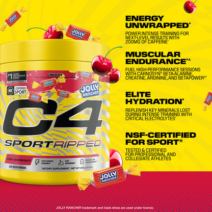 C4 Sport Ripped™ x JOLLY RANCHER Pre-Workout