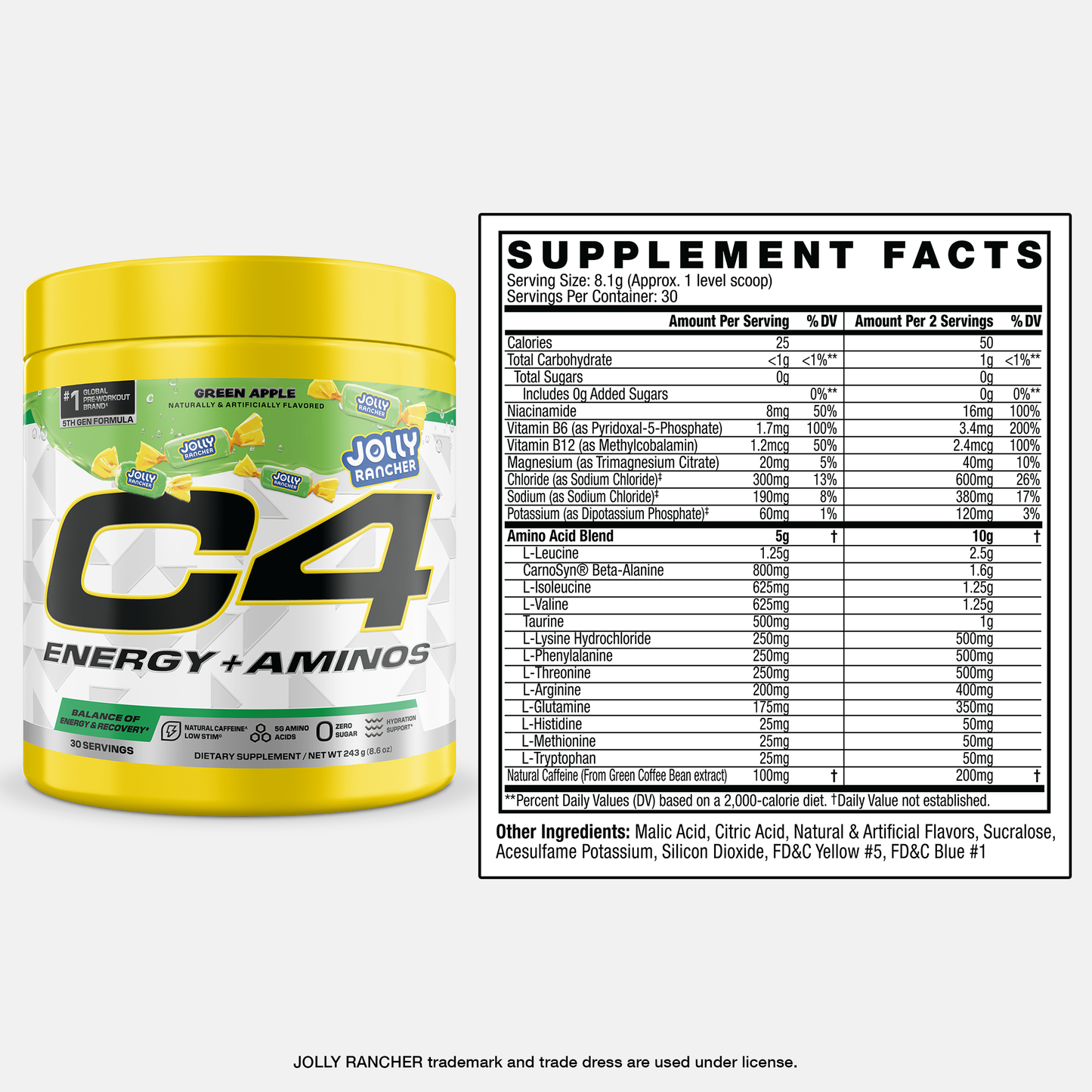 C4 Energy + Aminos JOLLY RANCHER