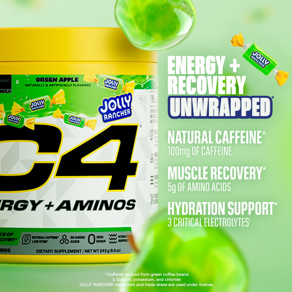 C4 Energy + Aminos JOLLY RANCHER – Cellucor
