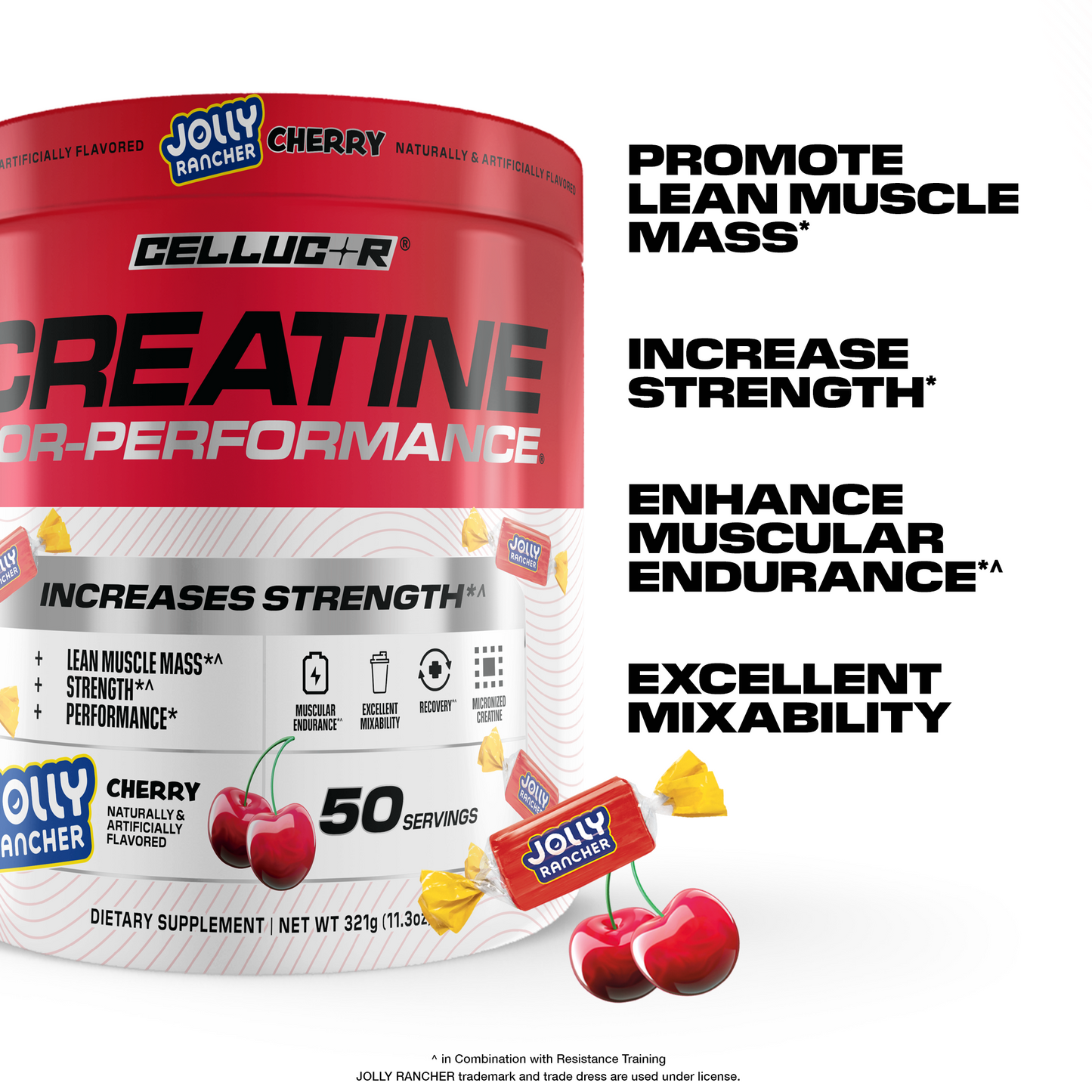 JOLLY RANCHER Flavored COR-Performance® Creatine Monohydrate Powder