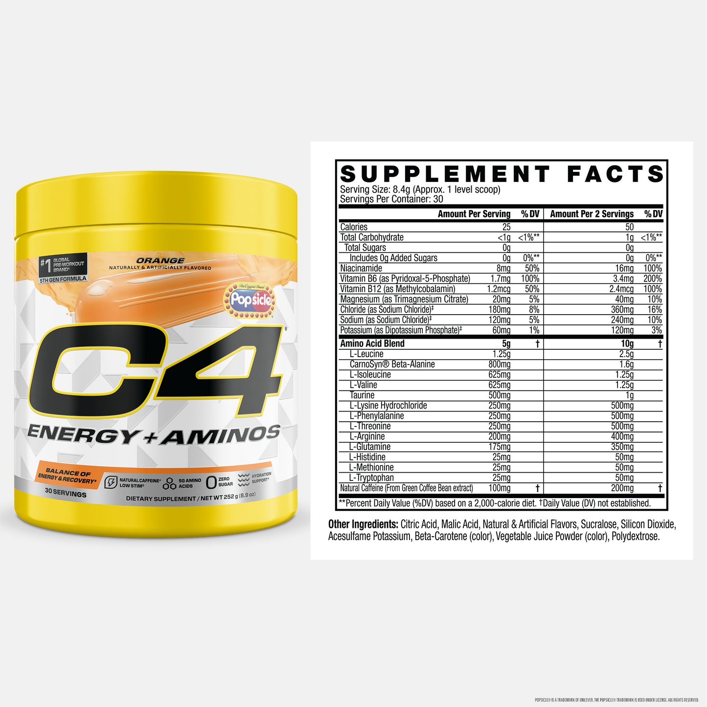 C4 Energy + Aminos Popsicle