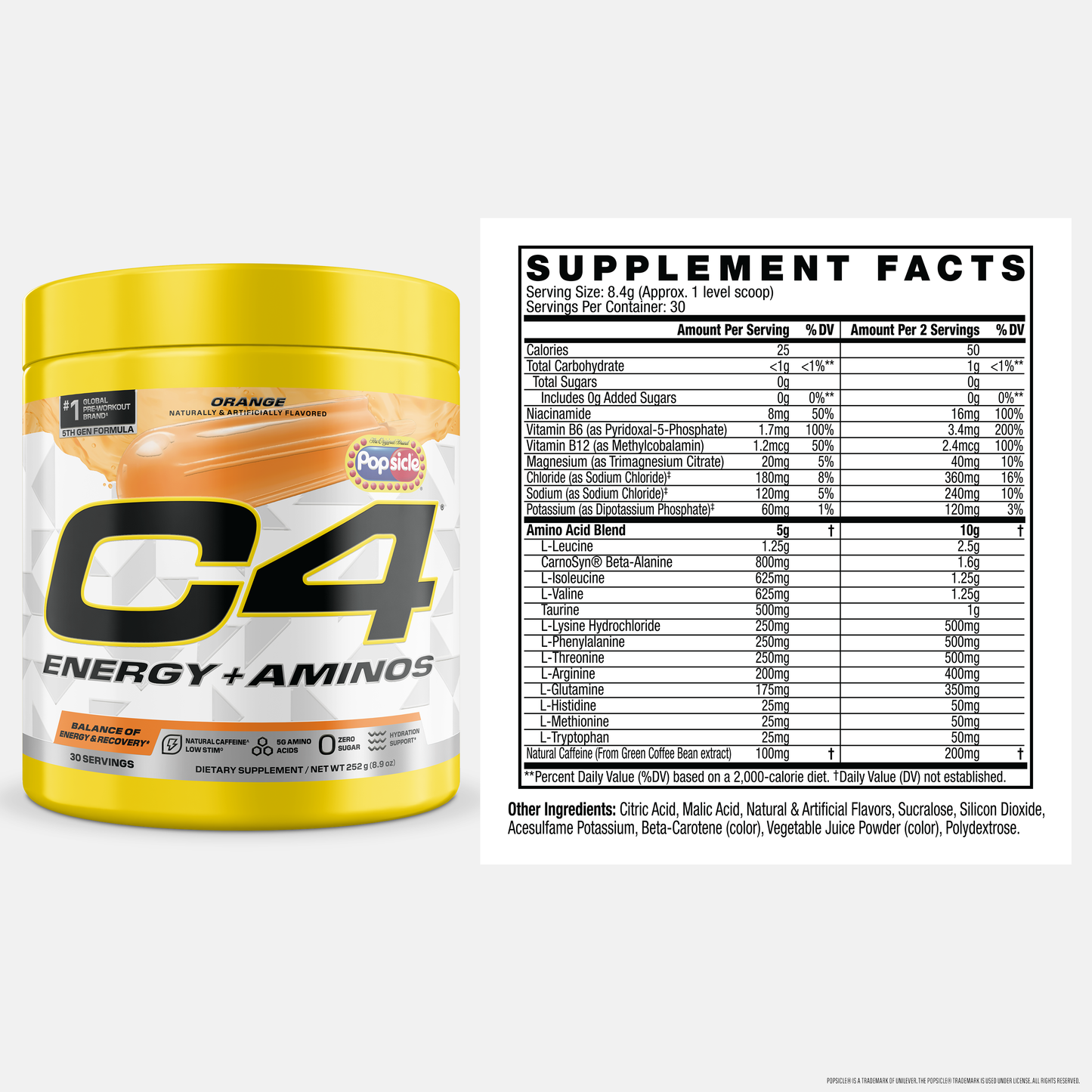 C4 Energy + Aminos Popsicle