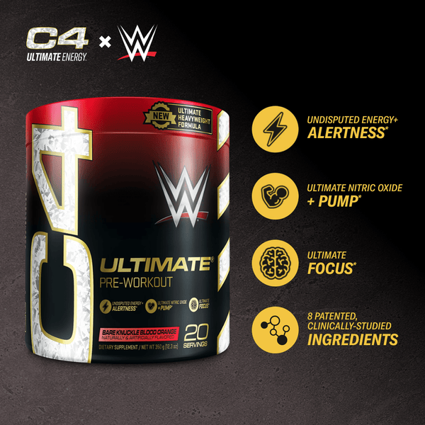 C4 Ultimate® X WWE® Pre Workout Powder View 3