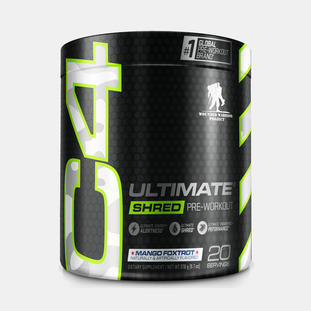 C4 Ultimate® Shred X Wounded Warrior Project® Pre Workout Powder View 1