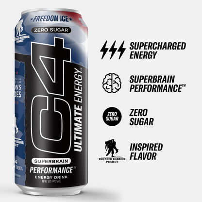 C4 Ultimate Energy® x Wounded Warrior Project® Energy Drink